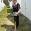 Robe noire midi