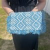 Pochette femme œil bleu