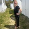 Robe noire midi