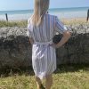 Robe chemise à rayures