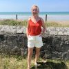 Short blanc femme
