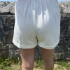 Short blanc femme
