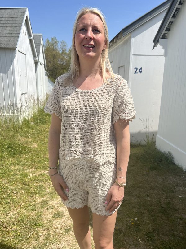 Short en crochet pour femme