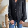 blouse noire coupe droite