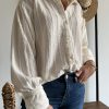Chemise beige clair