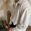 Chemise beige clair