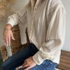 Chemise beige clair