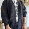 gilet noir en maille
