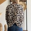 pull léopard dos