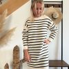 robe marinière en maille