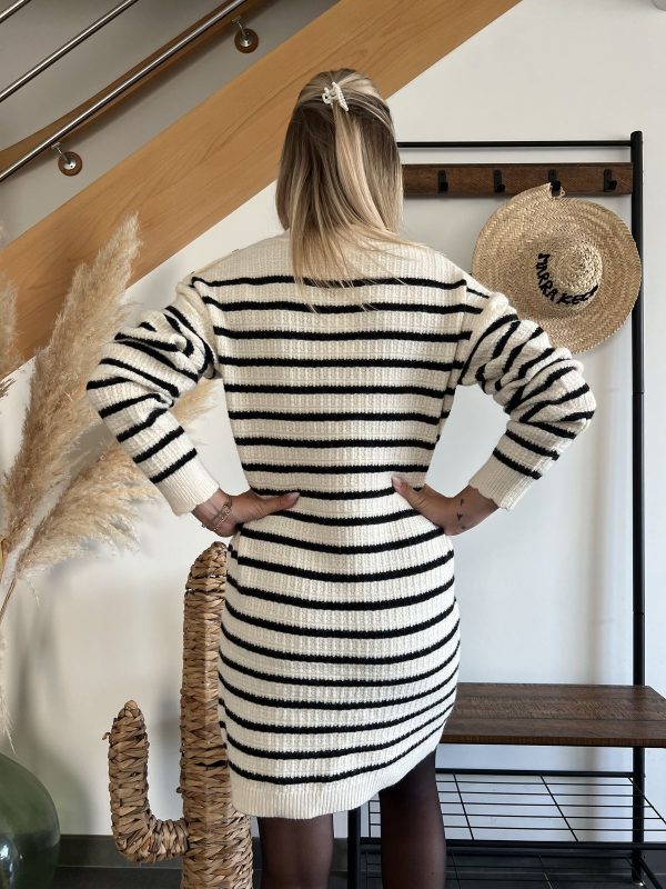 robe marinière de dos