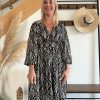 robe noire fils lurex dorés