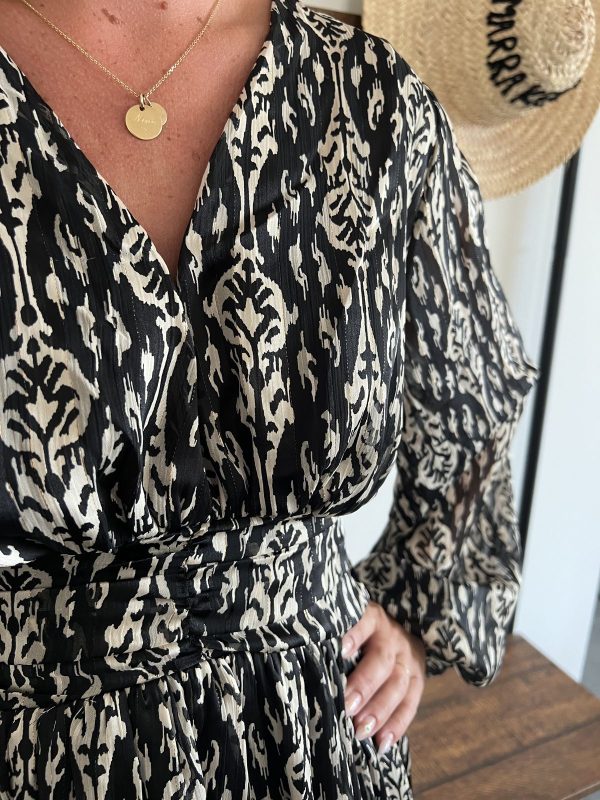 zoom sur le détail de la robe