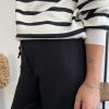 Ensemble rayé noir