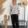 Ensemble rayé noir