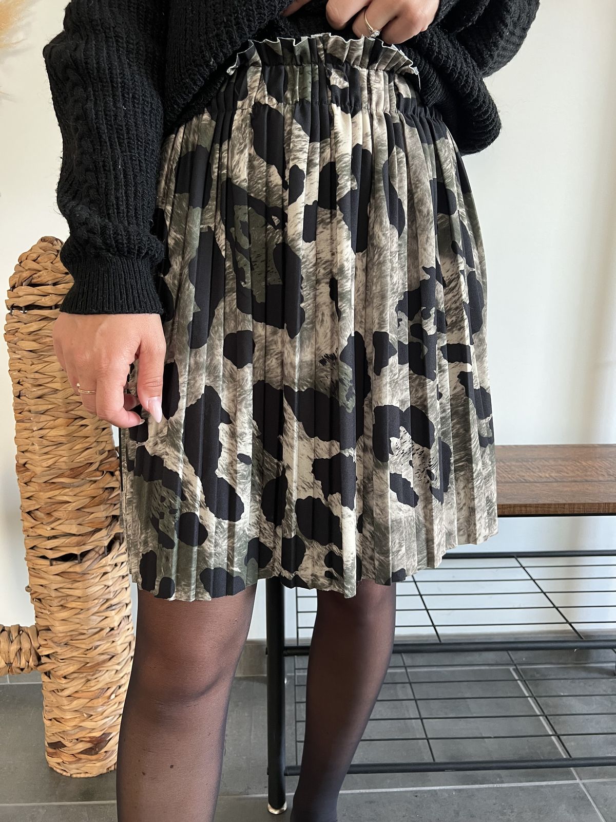jupe leopard