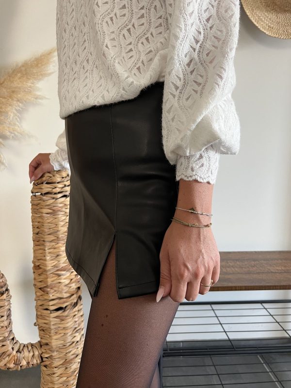 Jupe-short similicuir
