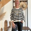 pull amour noir et or