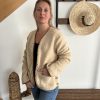 Gilet aspect mouton beige