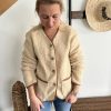Gilet aspect mouton beige