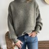 pull kaki maille