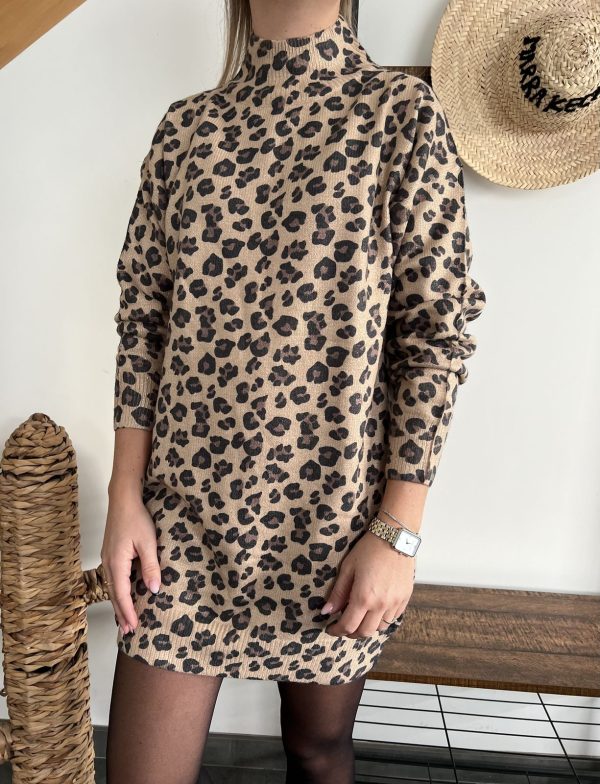 robe léopard