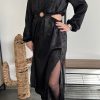 robe noir midi
