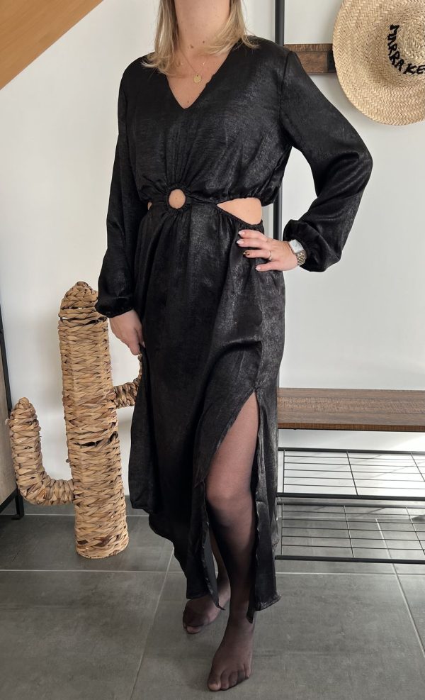 robe noir midi