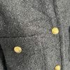 Veste noire lainage bouclette