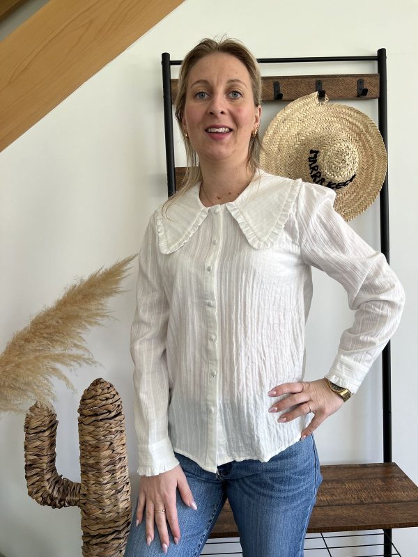 Blouse col claudine