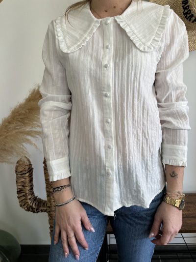 blouse col claudine
