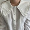 Blouse col claudine