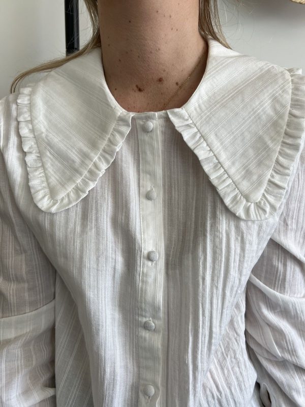 Blouse col claudine