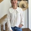 Blouse col claudine