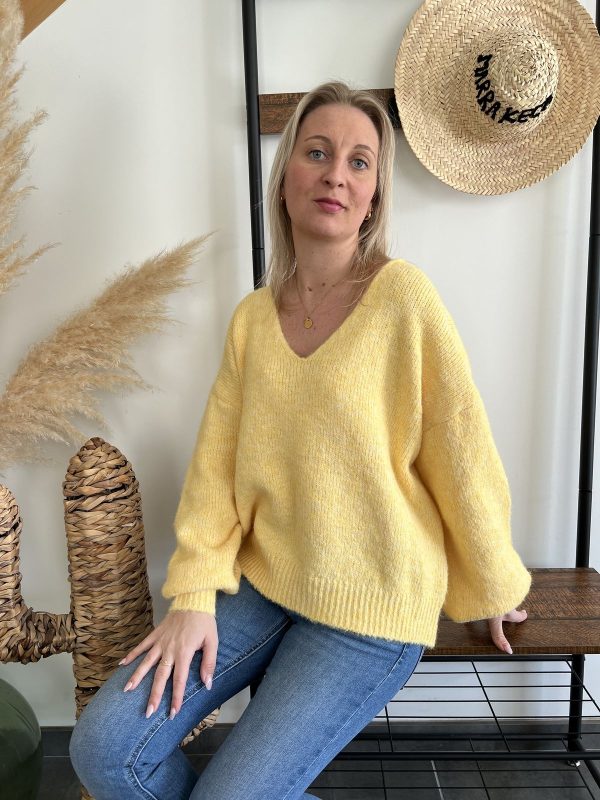 Pull jaune