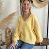 Pull jaune