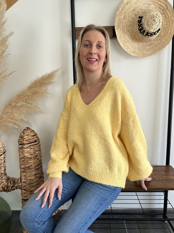 Pull jaune
