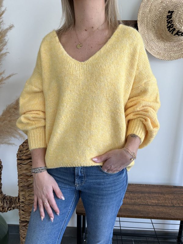 Pull jaune