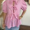 blouse vichy femme