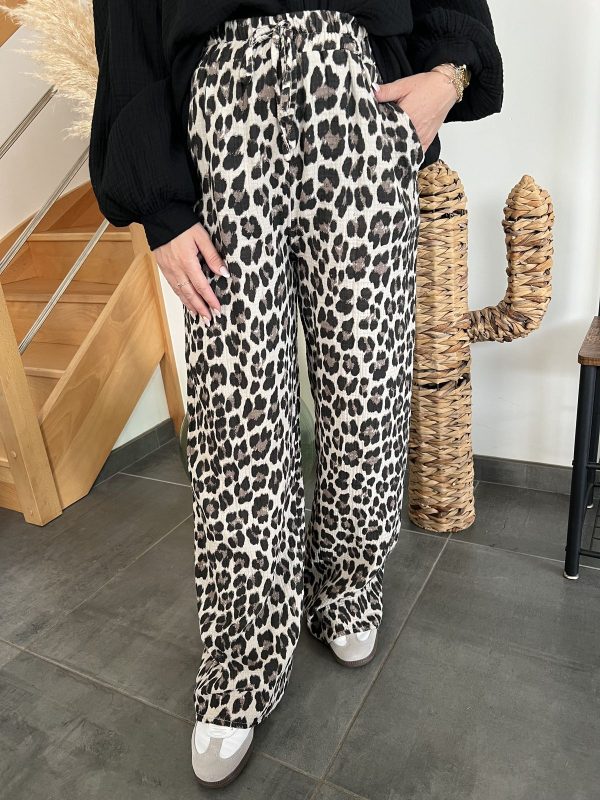 pantalon léopard