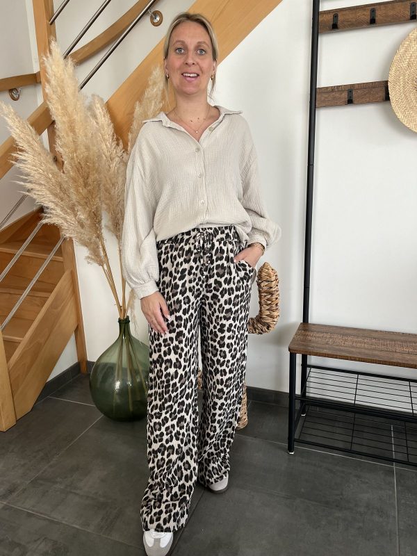Pantalon léopard
