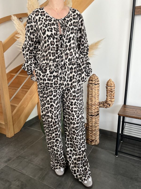 Pantalon léopard