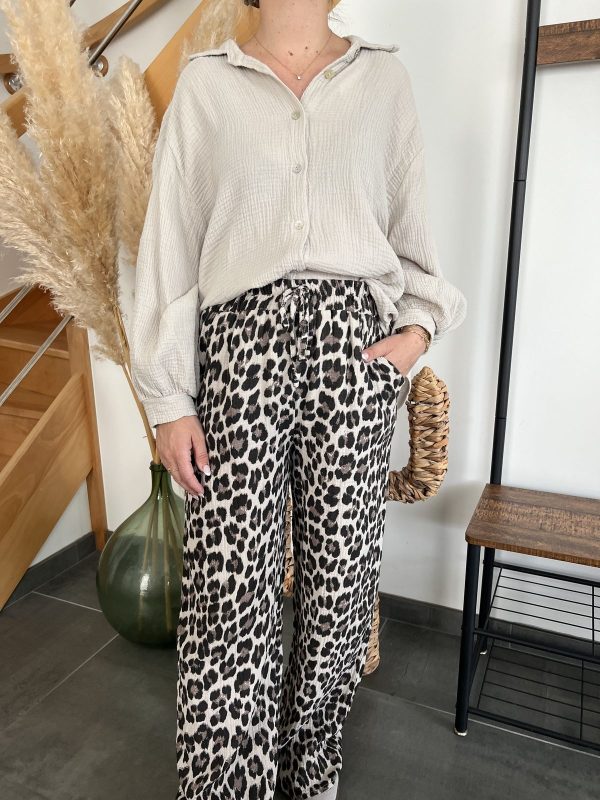 Pantalon léopard