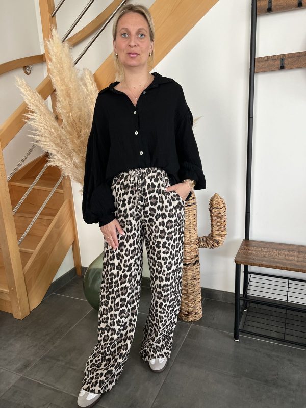 Pantalon léopard