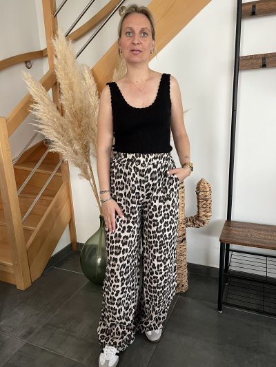 pantalon léopard