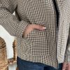 veste à motif prince de galles