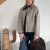 veste à motif prince de galles