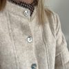 Pull chemise écru