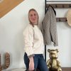 Pull chemise écru