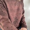 pull marron pour femme